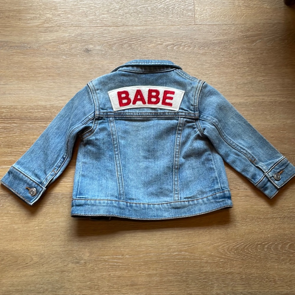 Ingrid and Isabel Babe Denim Jacket EUC
